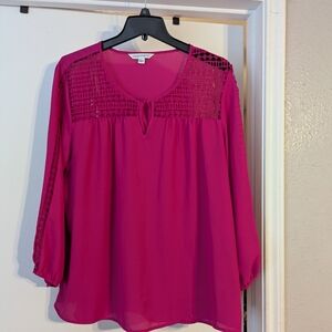 Counterparts Magenta Blouse